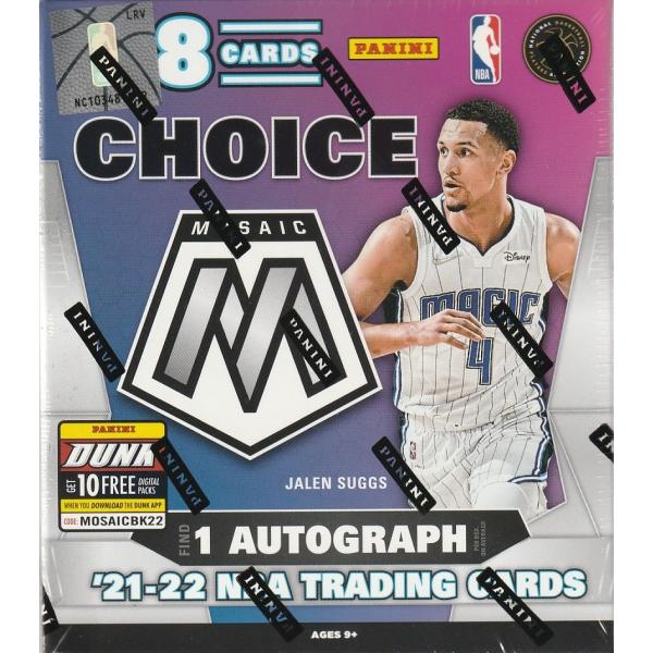 NBA 2021-22 PANINI MOSAIC BASKETBALL CHOICE 1BOX : トレカショップ