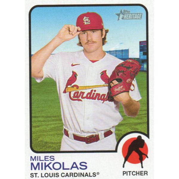TOPPS 2022 Heritage High Number マイルズ・マイコラス Miles Mikolas 514