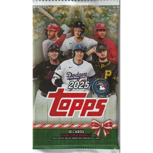 MLB 2025 TOPPS HOLIDAY MEGA BOX 1パック(10枚入り) : トレカショップ