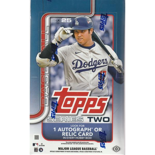 MLB 2025 TOPPS SERIES 2 HOBBY 2BOX未開封品 MLB 2025 TOPPS SERIES 2 HOBBY 1BOX : トレカショップ CLEAR