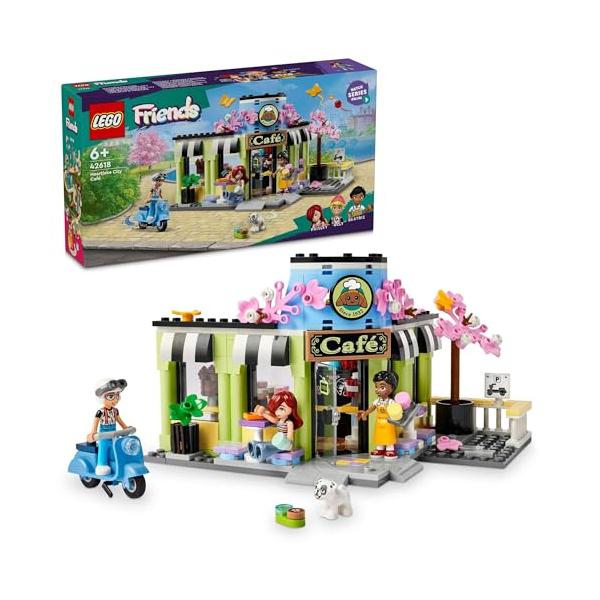 カフェごっこをしよう ? カフェの建物、ミニドールフィギュア3体、犬のどうぶつフィギュア1体、食品関連の各種アクセサリー、スクーターが物語づくりに役立ちますケーキ屋さんで働こう ? お子さまは、オーブンやキッチンの各種アクセサリーを使って、...