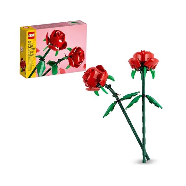 レゴ バラ(40460)組み立てセットで、大切な人へ感謝の気持ちを示しましょう。バレンタインデーや母の日はもちろん、どんな時でも喜ばれるギフトです。赤いバラ2本は、茎の長さを調節できます。茎の長さは26cm以上あり、花瓶のアレンジにもぴった...