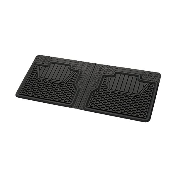 ボンフォーム(BONFORM) カーマット フレックスガード ミニバン 2/3列目 50x115cm ブラック 6455-04BK