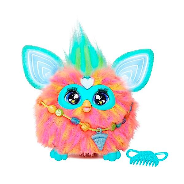 他サイト： ハズブロ(HASBRO) ファービー コーラル 声に反応するインタラクティブトイ 男の子と女の子向け 対象年齢6才以上、ファッションアクセサリー15個付きの商品画像