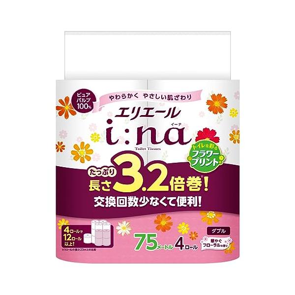 トイレットペーパ商品サイズ (高さ×奥行×幅): 117mm×234mm×220mmブラント名: エリエールメーカー名: 大王製紙原産国名: 日本