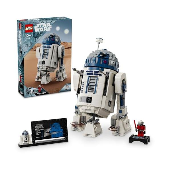 レゴスター・ウォーズのドロイドフィギュア ? スター・ウォーズの宇宙からやって来たキャラクターを特徴豊かに組み立てられるブロックフィギュアです楽しいギミック満載のディスプレイ用モデル ? クルッと一回転する頭部や、取り外せる3本目の脚・ペリ...