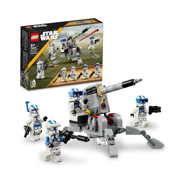 バトルアクションを楽しもう ? レゴスター・ウォーズ クローン・トルーパー501部隊バトルパック(75345)は、スター・ウォーズ3DCGアニメ『クローン・ウォーズ』を再現できます。ミニフィギュア4体 ? 司令官はブラスターピストル、クロー...