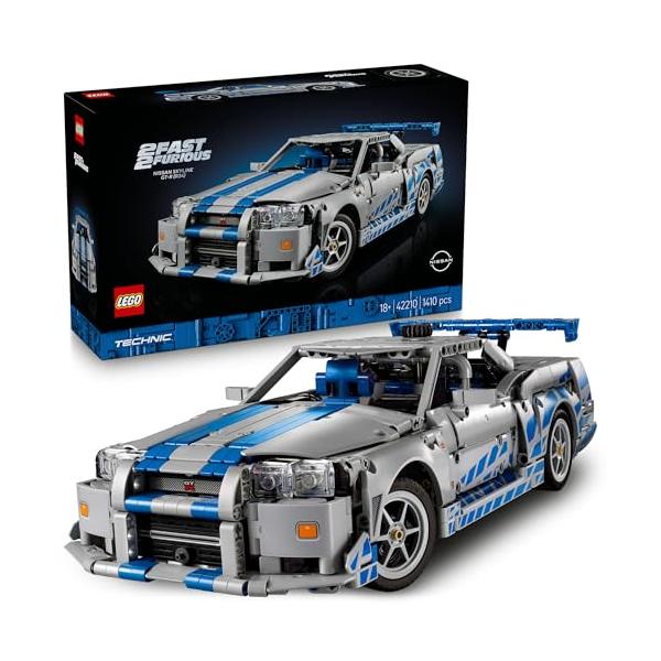 レゴ(LEGO) テクニック ワイルド・スピード 日産スカイラインGT-R (R34) おもちゃ 玩具 誕生日 プレゼント ブロック 男性 女性 乗り物 車 ミニカー