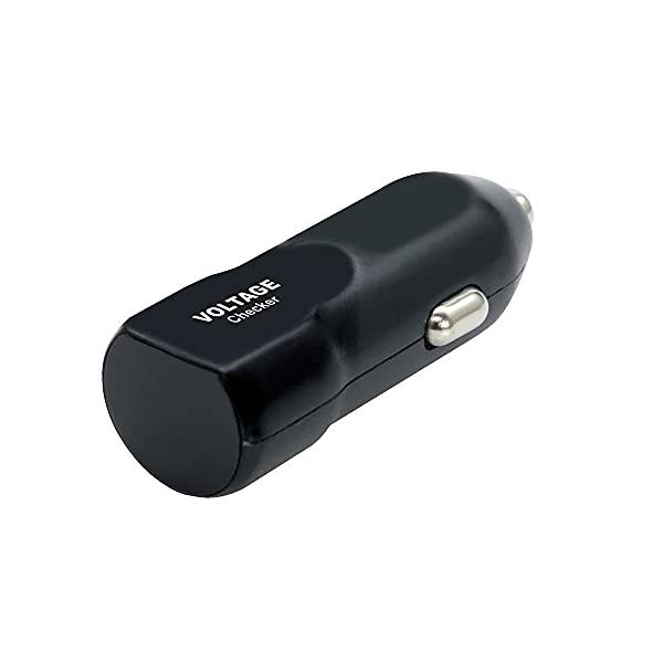 他サイト： 槌屋ヤック(Tsuchiya Yac) 車用 LEDボルテージチェッカー ブラック 直径10×高さ10cm ZE-50の商品画像
