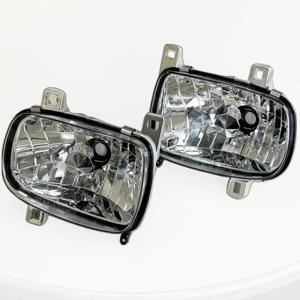 RX-7(FD3S)フロントヘッドライト クリスタルリフレクターtype 左右セット  日本光軸◆即納◆CHMA-01
