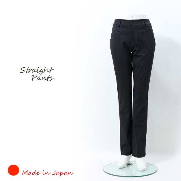 パンツ ストレッチパンツ レディース ストレート パンツ 40代 50代 60代 ミセス 日本製 細身 在庫処分 アウトレット