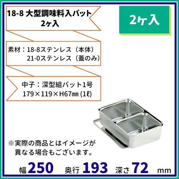 海外限定 18-8 調味料入バット 18-8ステンレス ミニ調味料入バット8ヶ入(横長型)(66607)フタ付 432×148mm 厨房用品 業務用 中子 屋台 薬味入れ 具材 小分け 小料理 調味料バット8個 SUS304 赤川器物