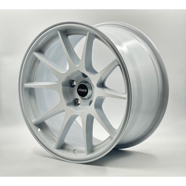 Cleave racing 18インチ　pcd114.3 オフセット±0ドリケツ CLEAVE RACING FL53 18x9.5J +18 5H-100 ガンメタ/マシンド 4本