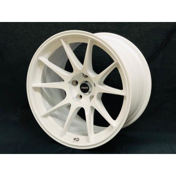 CLEAVE RACING 18x10.5J +15 5H-114.3 2本 CLEAVE RACING FL53 18x10.5J +15 5H-114.3 SMC 2本セット 新色