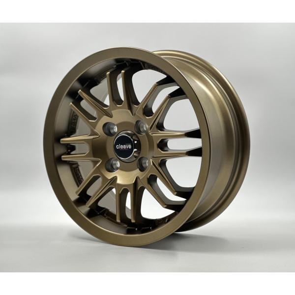 CLEAVE RACING 106K 14x6J +38 4H-100 ブロンズ 4本セット Kカー CLEAVE RACING 106K 14x6J +38 4H-100 ブロンズ 4本セット Kカー