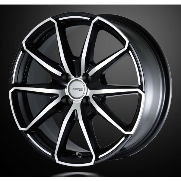 共豊 ALGERNON SPORTS M25S 17x7 +50 5H-114.3 マットブラック