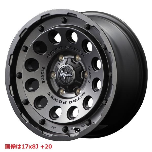 NITRO POWER（ナイトロパワー） ハイエース H12 SHOTGUN 16x6.5 +38 6H