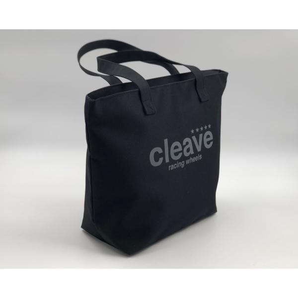 商品名: cleave racing wheels ナイロンファスナートートバック本体カラー: ブラックロゴカラー: グレーサイズ(cm): 本体/約W40×H30×D14  持ち手/約2.5×47オススメPOINT・しっかりしたナイロン製...