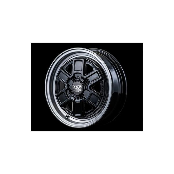 RAYS TBR TB-01 15x5 +45 4H-100 ブラック/リムDC オススメ新品輸入
