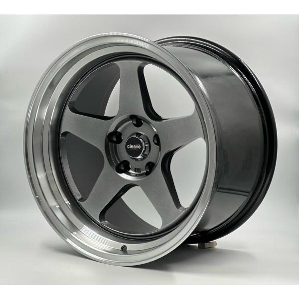 CLEAVE RACING 18x10.5J +15 5H-114.3 2本 CLEAVE RACING 103 18x10.5J +15 5H-114.3 セミグロスブラック 2