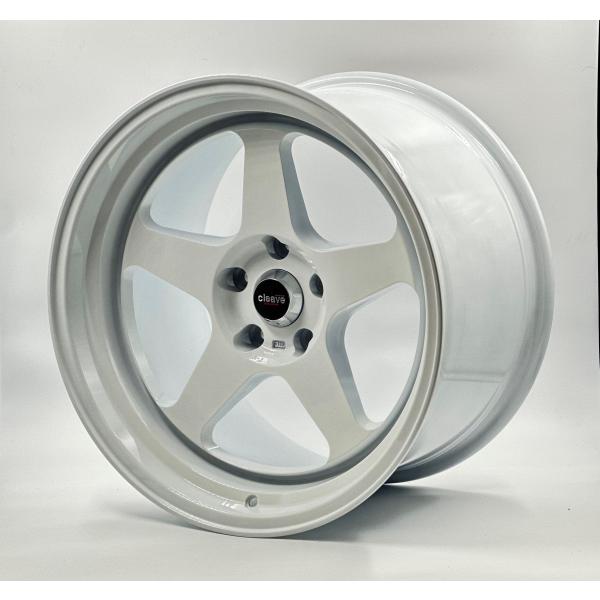 CLEAVE RACING 18x10.5J +15 5H-114.3 2本 CLEAVE RACING SS05 18x10.5J +15 5H-114.3 フルホワイト 2本