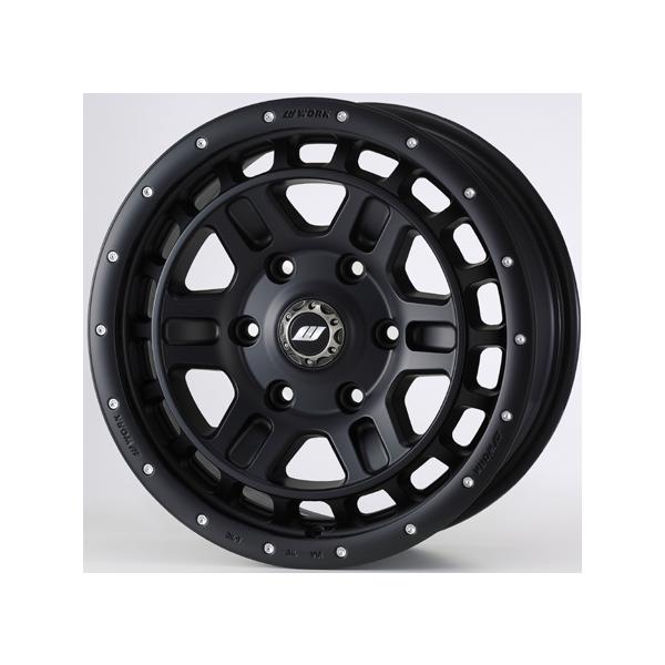 WORK ハイエース CRAG T-GRABIC II 16x6.5 +38 6H-139.7 特注ブラック