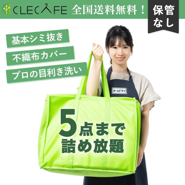 衣類 宅配クリーニング 詰め放題 5点まで シミ抜き プロの目利き洗い  