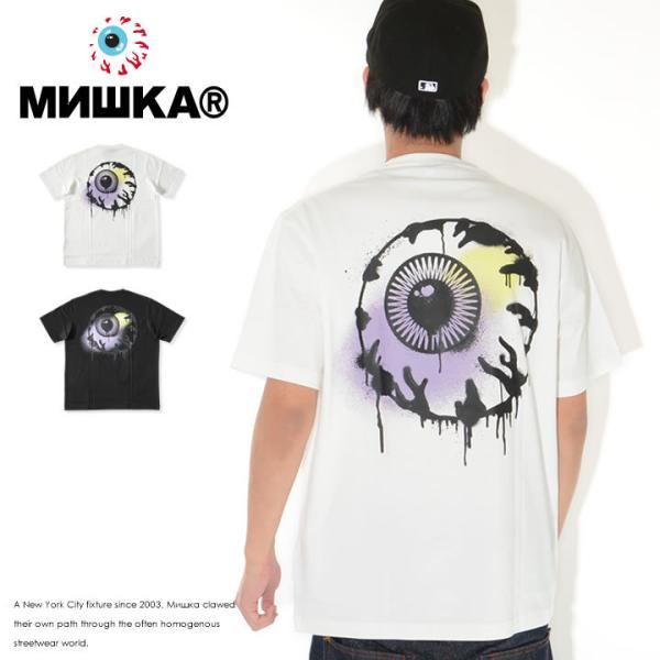 MISHKA（ミシカ） Tシャツ 半袖 ドリップキープウォッチ スプレー 