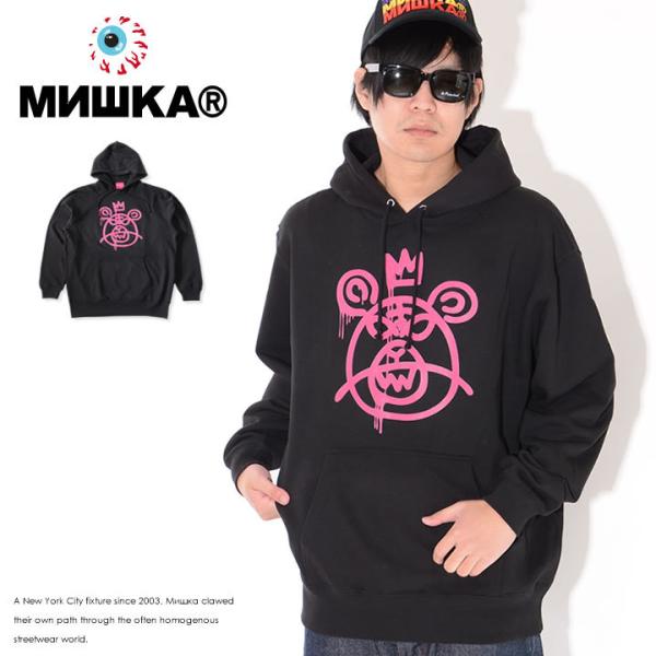 MISHKA ミシカ スウェット トレーナー 総柄 宇宙 SF グラフィック L MISHKA パーカー ブランド スケボー フーディ 長袖 大きいサイズ