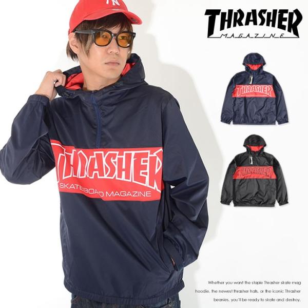 THRASHER（スラッシャー） ナイロンジャケット アノラックパーカー