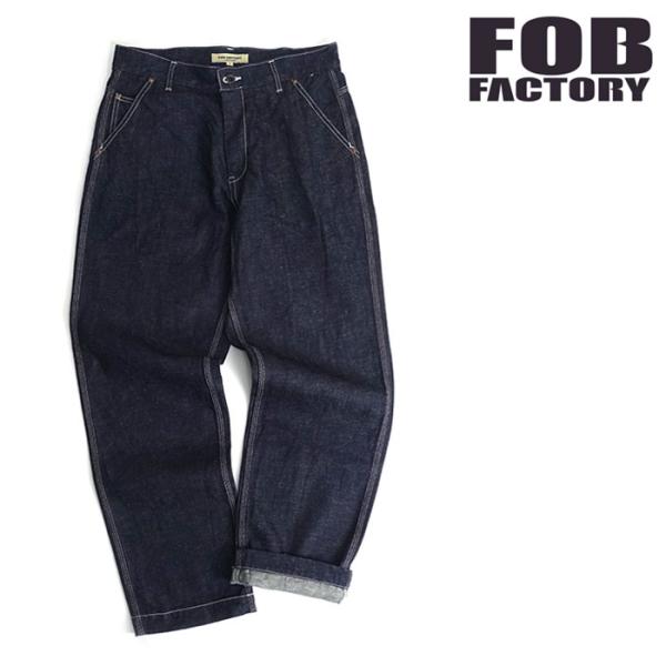 FOB エフオービーファクトリー　ヘンプデニムワークパンツ　f0544 M FOB FACTORY（エフオービーファクトリー） FOBファクトリー [F0544