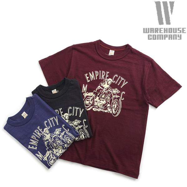 ウエアハウスEMPIRE CITY M.C. Tシャツ コットン100% 日本製
