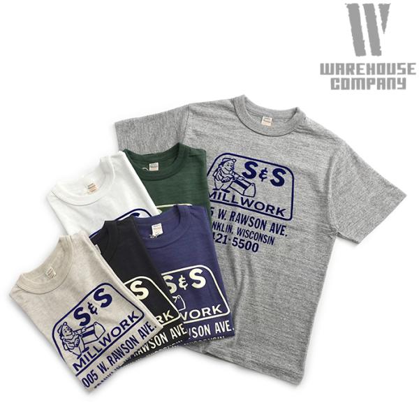 新品 日本製 ウエアハウス 4601 S &S Tシャツ XL NAVY WAREHOUSE [メール便可]ウエアハウス [4601S&S] 半袖 Tシャツ
