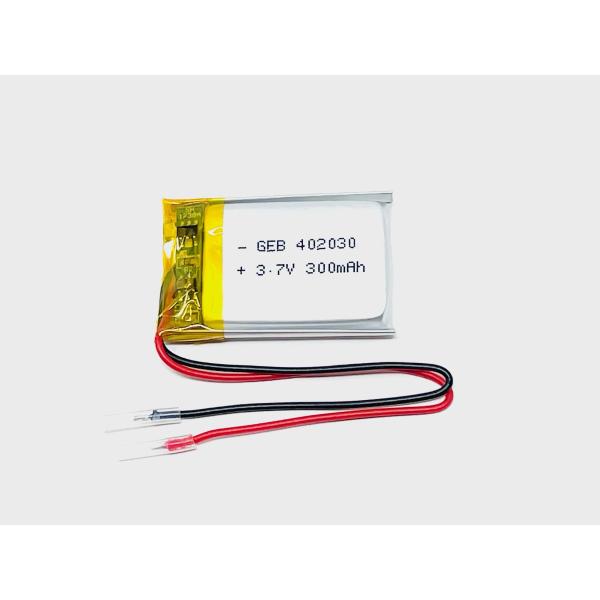 リチウムポリマー電池 リポバッテリー 3.7V 300mAh GEB 402030/LiPo カメラ ドローン MP4 GPS ドライブレコーダー