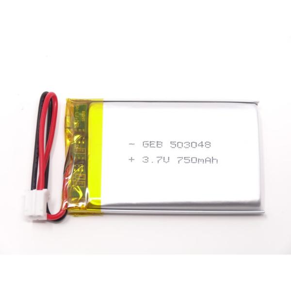 リチウムポリマー電池 リポバッテリー 3.7V 750mAh GEB 503048/LiPo カメラ ドローン コールちゃん受信機