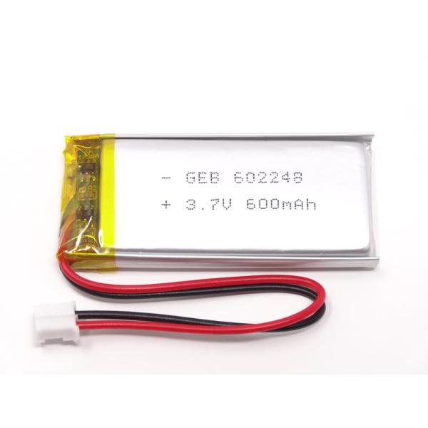 リチウムポリマー電池 リポバッテリー 3.7V 600mAh GEB 602248/LiPo カメラ ドローン MP4 GPS