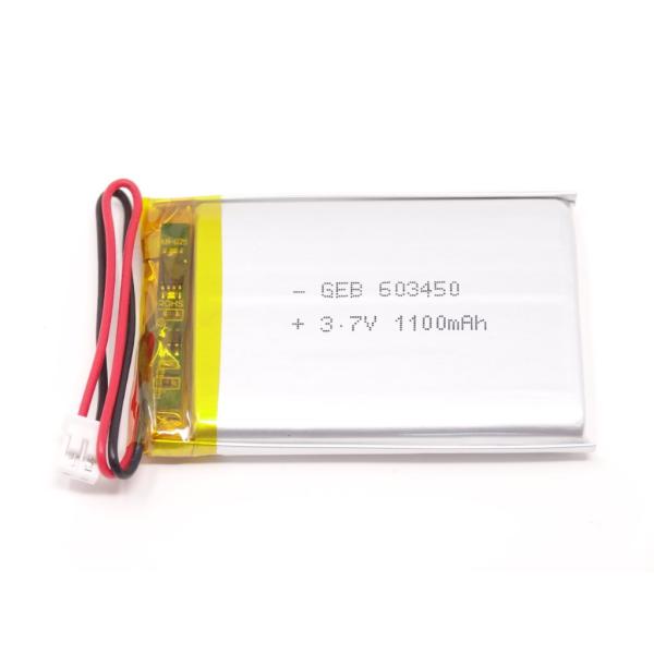 リチウムポリマー電池 リポバッテリー 3.7V 1100mAh GEB 603450/LiPo カメラ ドローン GPS PSP DVD