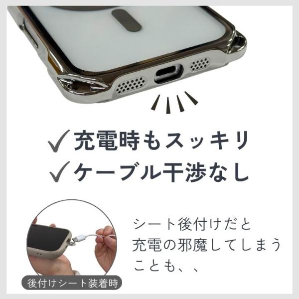 iPhone17 �X�g���b�v�z�[���t���P�[�X Magsafe�Ή� 4�z�[�� �c �� �S���� 4�� ���킢�� �X�}�z�P�[�X �N���A �ϏՌ� �A�C�t�H��17 �J�o�[ ������� �A�C�z�� ���i�摜3