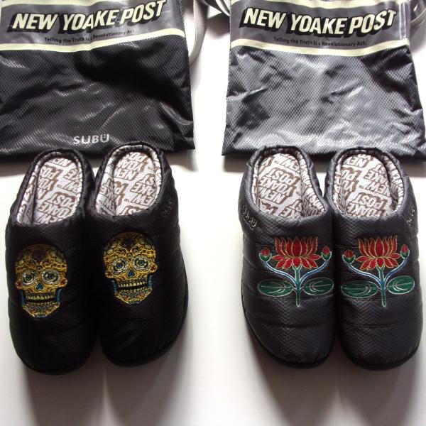 SUBU（スブ） NEWYOAKE POSTxSUBU GOLDEN SUKULL SANDALS - FLOWER