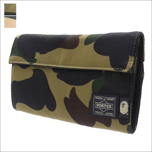 A BATHING APE (エイプ) PORTER 1ST CAMO LONG WALLET (ロング 