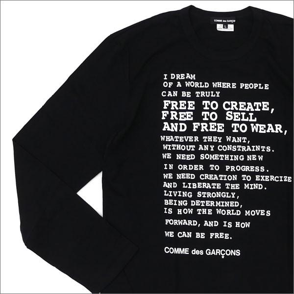 COMME des GARCONS(コムデギャルソン) I DREAM L/S TEE (長袖T COMME des GARCONS(コムデギャルソン) I DREAM L/S TEE (長袖T