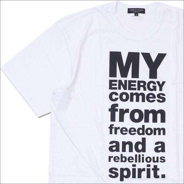 COMME des GARCONS HOMME PLUS(コムデギャルソン オム プリュス) MY ENERGY c.f.f.a.r.s. TEE  (Tシャツ) WHITE 200-007625-040+【新品】(半袖Tシャツ)