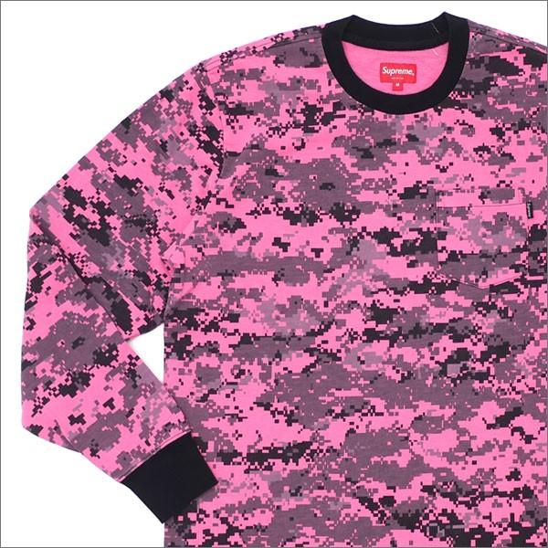 SUPREME L/S Pocket Tee PINK DIGI CAMO 202-000916-144 新品 SUPREME L/S Pocket Tee PINK DIGI CAMO 202-000916-144 新品