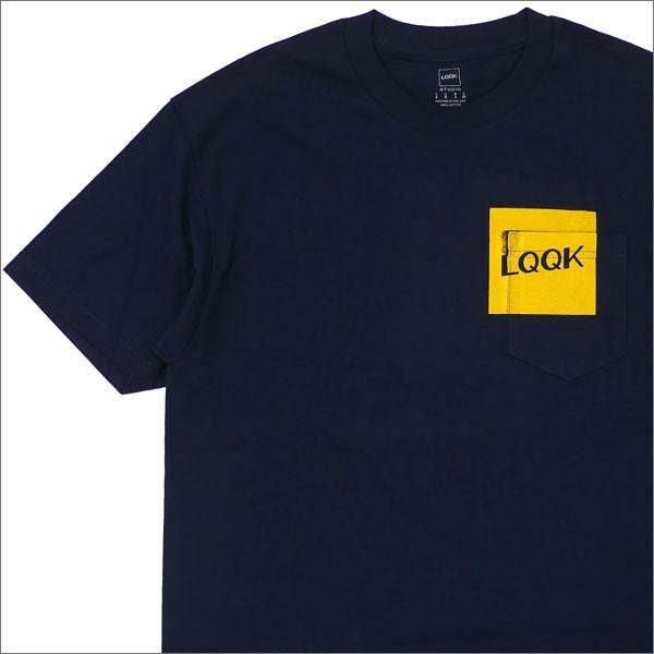LQQK STUDIO(ルックスタジオ) OVER THE POCKET T-SHIRT (Tシャツ) NAVY