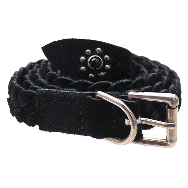 Ron Herman ロンハーマン X The Elder Statesman ジ エルダー ステイツマン Narrow Braided Belt ベルト Black 284 011 新品 グッズ Purrworld Com
