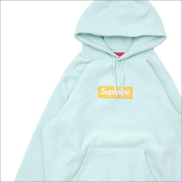 Supreme box logo hoodie ice blue deals