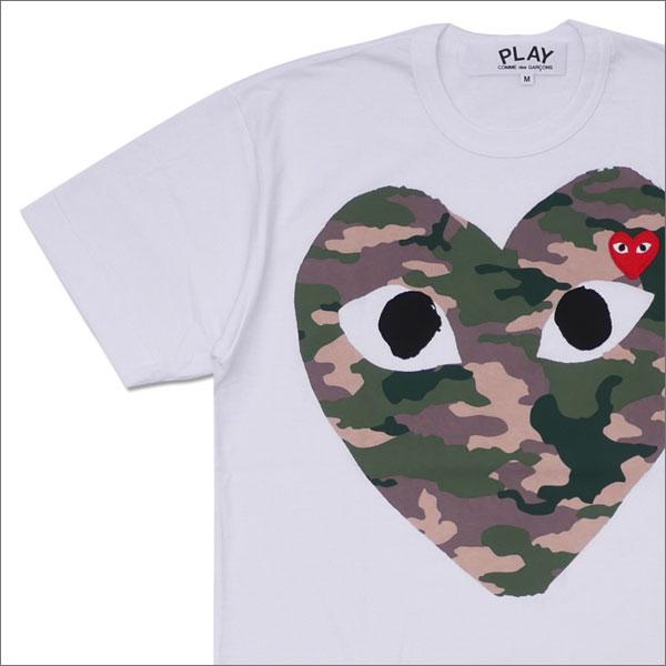 comme des garcons camo t shirt