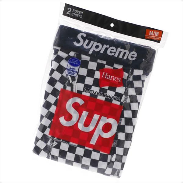 Supreme Hanes Boxer Briefs チェック S ２枚 新品 cliffedge_18032902