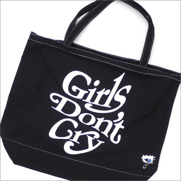 アンダーカバー UNDERCOVER x VERDY(ヴェルディ) GIRLS DON'T CRY TOTE BAG (トートバッグ) BLACK  177-000775-011+【新品】(グッズ)