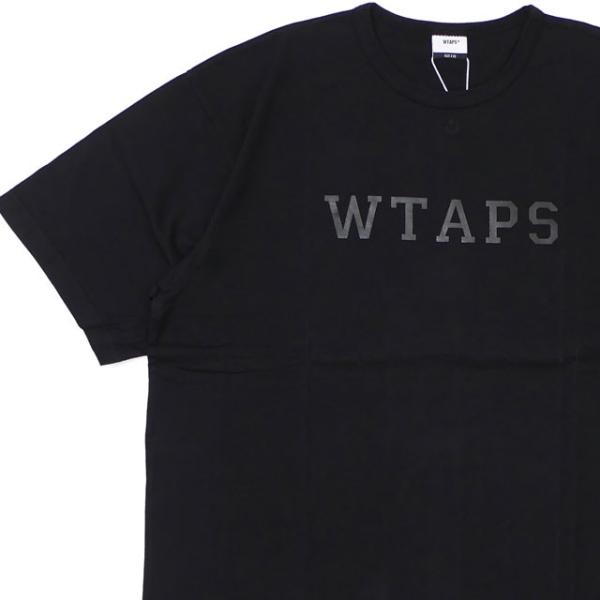 WTAPS (ダブルタップス) DESIGN SS COLLEGE TEE (Tシャツ) BLACK